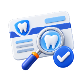 Dental insurance verification icon